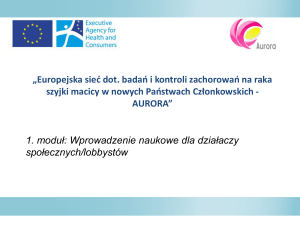 epidemiologia raka szyjki macicy - Aurora
