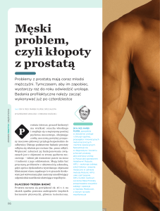Męski problem, czyli kłopoty z prostatą