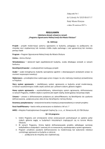 Załącznik Nr 1 do Uchwały Nr XXXVII/637/17 Rady Miasta Olsztyna
