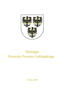 Strategia Rozwoju Powiatu Gołdapskiego