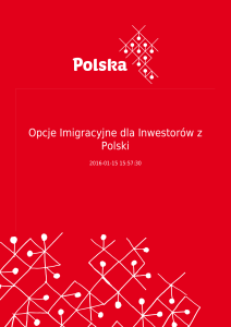 Opcje Imigracyjne dla Inwestorów z Polski