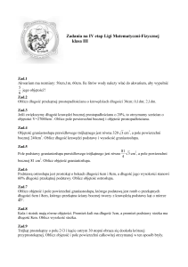 Zadania na IV etap Ligi Matematyczni