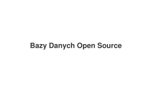 Bazy Danych Open Source