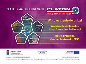 ppt - PCSS, Platon U4