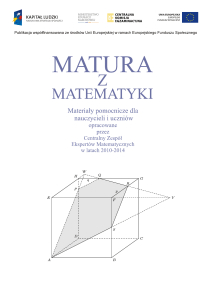Zbiór zadań maturalnych z matematyki 2010-2014