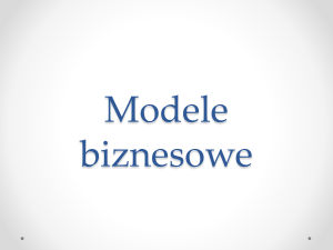 Modele biznesowe i biznesplan