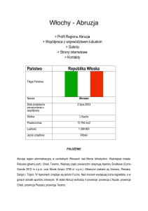 Włochy - Abruzja > Profil Regionu Abruzja > Współpraca z