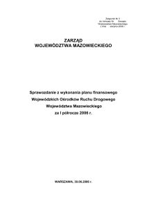 Załącznik Nr 1 - Samorząd Województwa Mazowieckiego