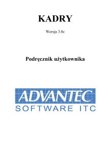 System Kadry - Advantec Software ITC
