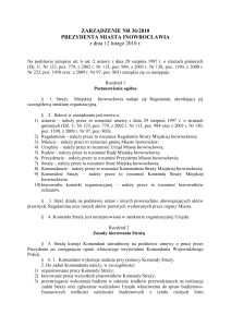 Regulamin Straży Miejskiej Inowrocławia - BIP