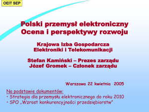Polski przemysł elektroniczny
