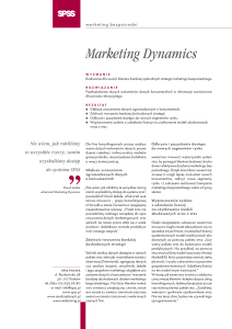 Marketing Dynamics - Predictive Solutions