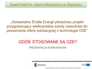 Praca konkursowa OZE - oze.otwartaszkola.edu.pl