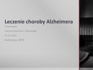 Leczenie choroby Alzheimera