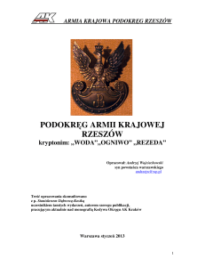 podokręg armii krajowej rzeszów - Fundacja Polskiego Państwa