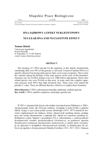 (6) 85-92 T. Ilnicki, DNA jądrowy