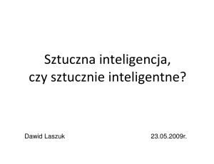 (Microsoft PowerPoint - sztuczna inteligencja [tryb zgodno\234ci])