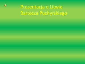 Prezentacja o Litwie
