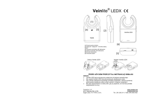 Instrukcja obsługi Veinlite LEDX