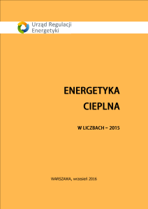 energetyka cieplna - Urząd Regulacji Energetyki