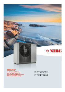 Katalog powietrznych pomp ciepla NIBE 2017