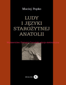 Ludy i języki starożytnej Anatolii - Ebooki