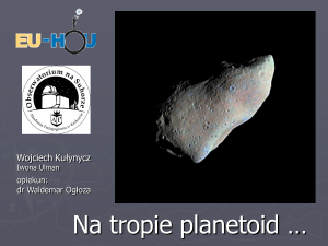 Planetoidy - Mt. Suhora Astronomical Observatory