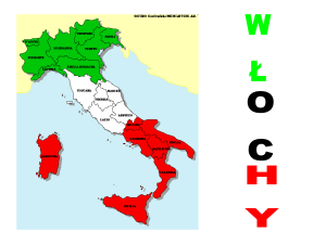 WŁOCHY – Italia - La lingua italiana