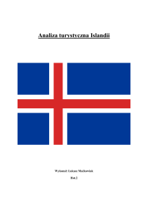 Analiza turystyczna Islandii