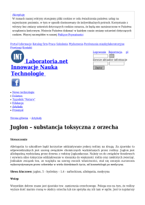 Juglon – substancja toksyczna z orzecha - Artykuły