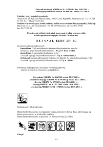 Betanal Elite 274 EC etykieta 19-01-2011