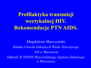 Profilaktyka transmisji wertykalnej HIV. Rekomendacje