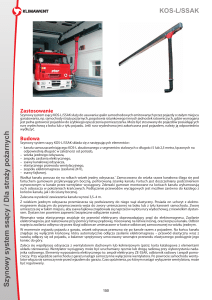 Szynowy system ssący / Dla straży pożarnych