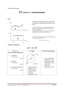 17– gazy cz. ii. termodynamika - Włodzimierz Wolczyński