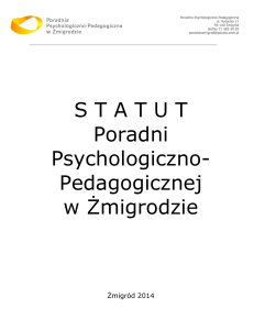 statut - Poradnia Psychologiczno