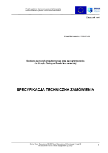 1. Serwer (szt. 1) - Gmina Rawa Mazowiecka