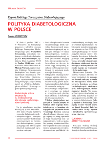 polityka diabetologiczna w polsce