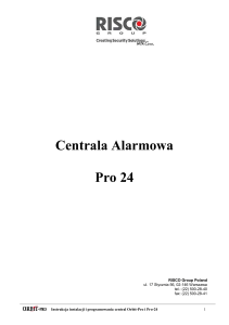 Centrala Alarmowa Pro 24