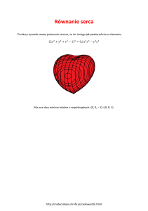 Równanie serca - ciekawostka matematyczna
