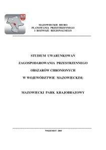 studium uwarunkowań zagospodarowania przestrzennego