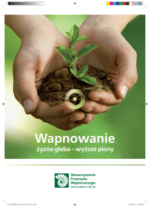 Wapnowanie - Rolnictwo.com.pl
