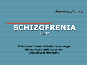 Schizofrenia paranoidalna