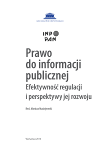 Prawo do informacji publicznej
