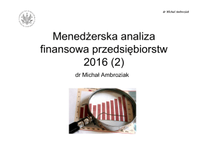 Menedżerska analiza finansowa przedsiębiorstw 2016 (2)