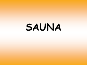 sauna - Collegium Salesianum