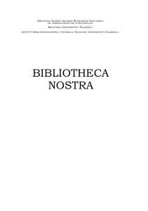 bibliotheca nostra - Silesian Digital Library