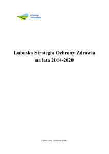 Lubuska Strategia Ochrony Zdrowia na lata 2014-2020