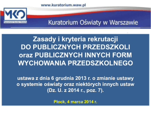 Kryteria konstytucyjne - Kuratorium Oświaty w Warszawie