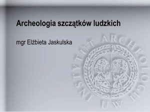 Archeologia szczątków ludzkich — wprowadzenie