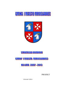 6. Optymalna strategia gminy Mirosławiec w ujęciu
